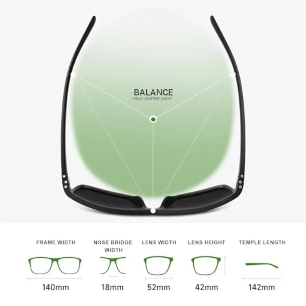 Polarized Sports Sunglasses UV Protection Lightweight Driving Fishing Golf